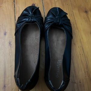 Patrizia black flats women’s size 39
